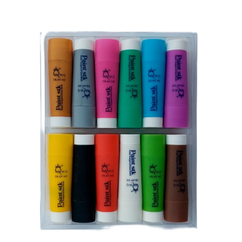 گواش12رنگ(جامد) پیچی ام کیو کدMQ-80 - بسته 12 تایی